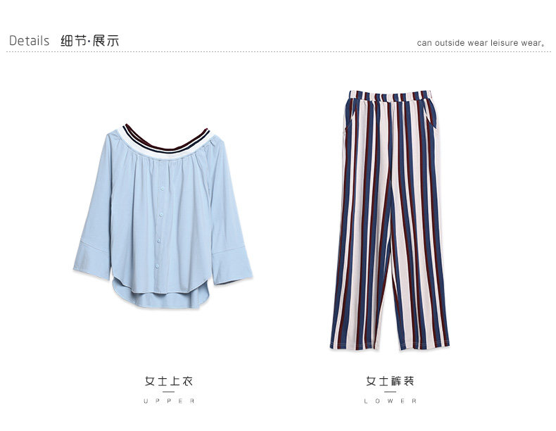 Pyjama mixte en Coton à manches longues - Ref 3005781 Image 28