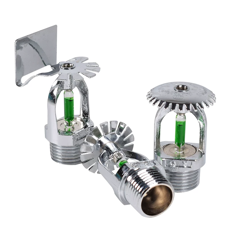 Full copper orthogonal fire spray head 93 degrees sagging nozzle 93 ℃ kitchen spray spray fire certification