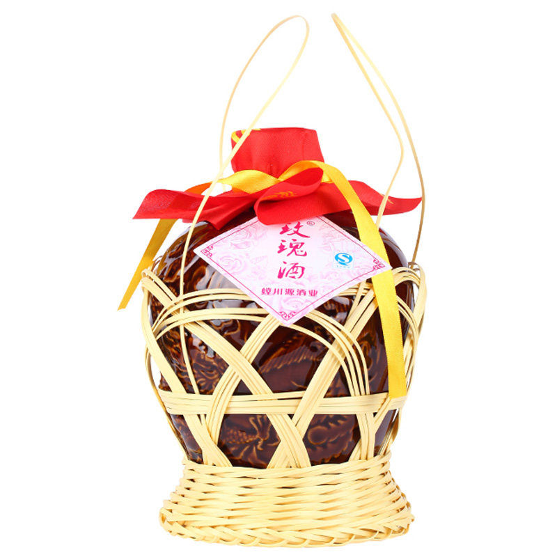 Meiri Legend Rose Flowers Wine with 42 degrees 1000ML Yunnan speciality New Year goods Rose Dew Wine 2 catties