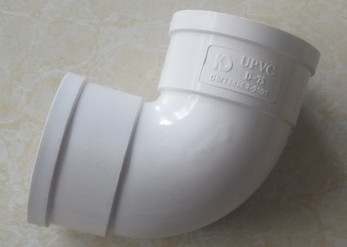 PVC elbow drain fittings 90° elbow 50 75 110 160 200 315 400pvc water pipe fittings