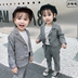 OGTO OGATU 3 tuổi CON SPRING DRESS 2020 PHONG CÁCH MỚI Childrens PLAID SUIT hai mảnh SPRING. 