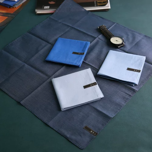 和木记 Элегантный элитный хлопковый носовой платок, шарф на день Святого Валентина, хорошо впитывает воду, подарок на день рождения