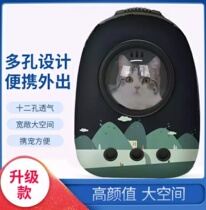 Pet outsourced portable package Space Pack Super Large Teddy Cat Pu Cortex anti - wear - resistant shoulder bag