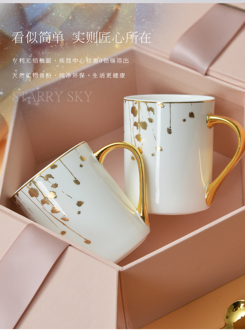 Uh guano countries porcelain ceramic cup keller large capacity ipads porcelain teacup high temperature glair straight cup of starlight