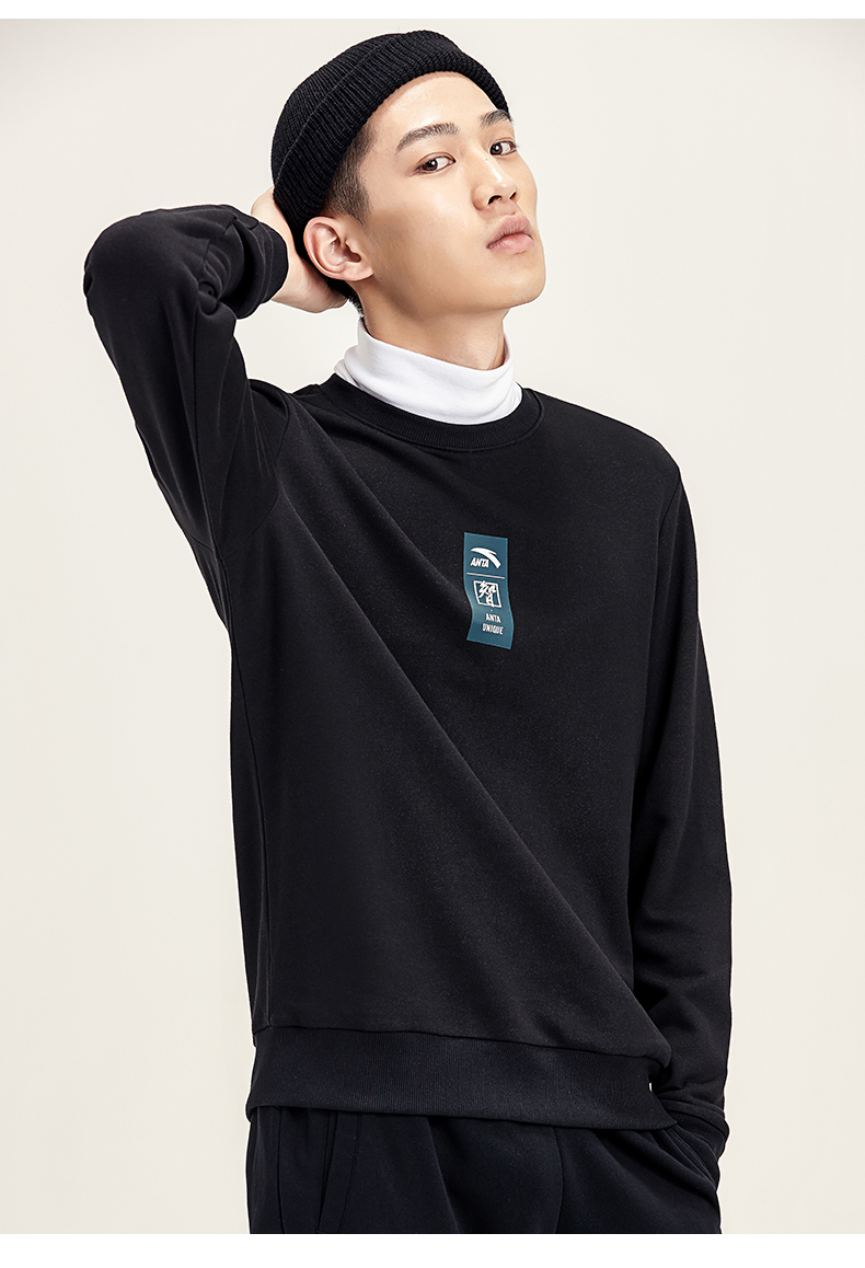 Anta Turtleneck Sweater Men 2019 Spring Simple Casual Áo len thể thao thời trang Xu hướng áo thun mới - Thể thao lông cừu / jumper áo cổ lọ tay dài