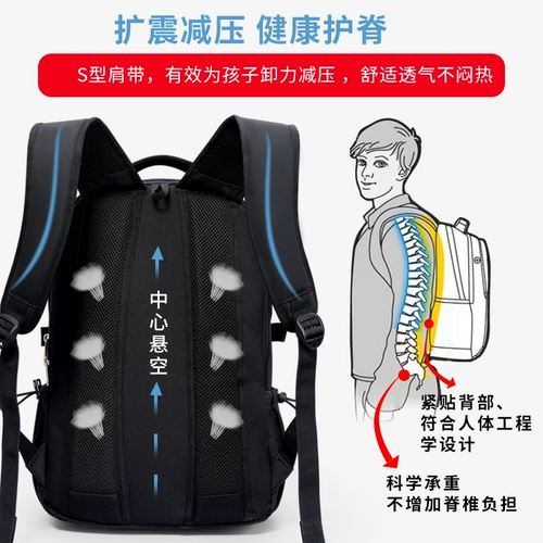 Septwolves, мужской вместительный и большой рюкзак для путешествий, ранец, ноутбук, бизнес-версия