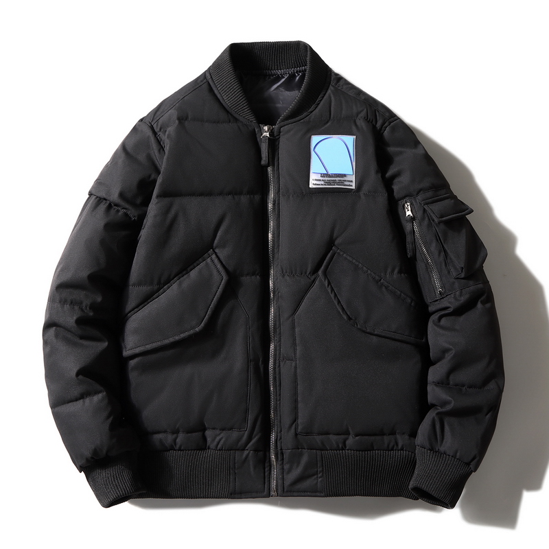 Cotton clothes men's winter New Japanese Tide brand down cotton jacket baseball collar thick cotton jacket bread clothing men's coat