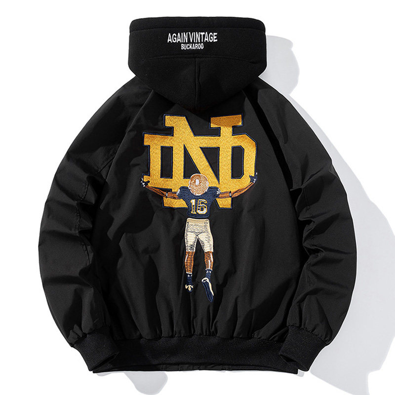 Spring and autumn baseball uniform men's fashion brand handsome versatile bomber jacket trend student casual embroidered men's coat