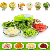 (Special price every day)Multi-function hand-pulled vegetable artifact Kitchen garlic grinder Garlic grinder stuffing and pounding garlic shredder