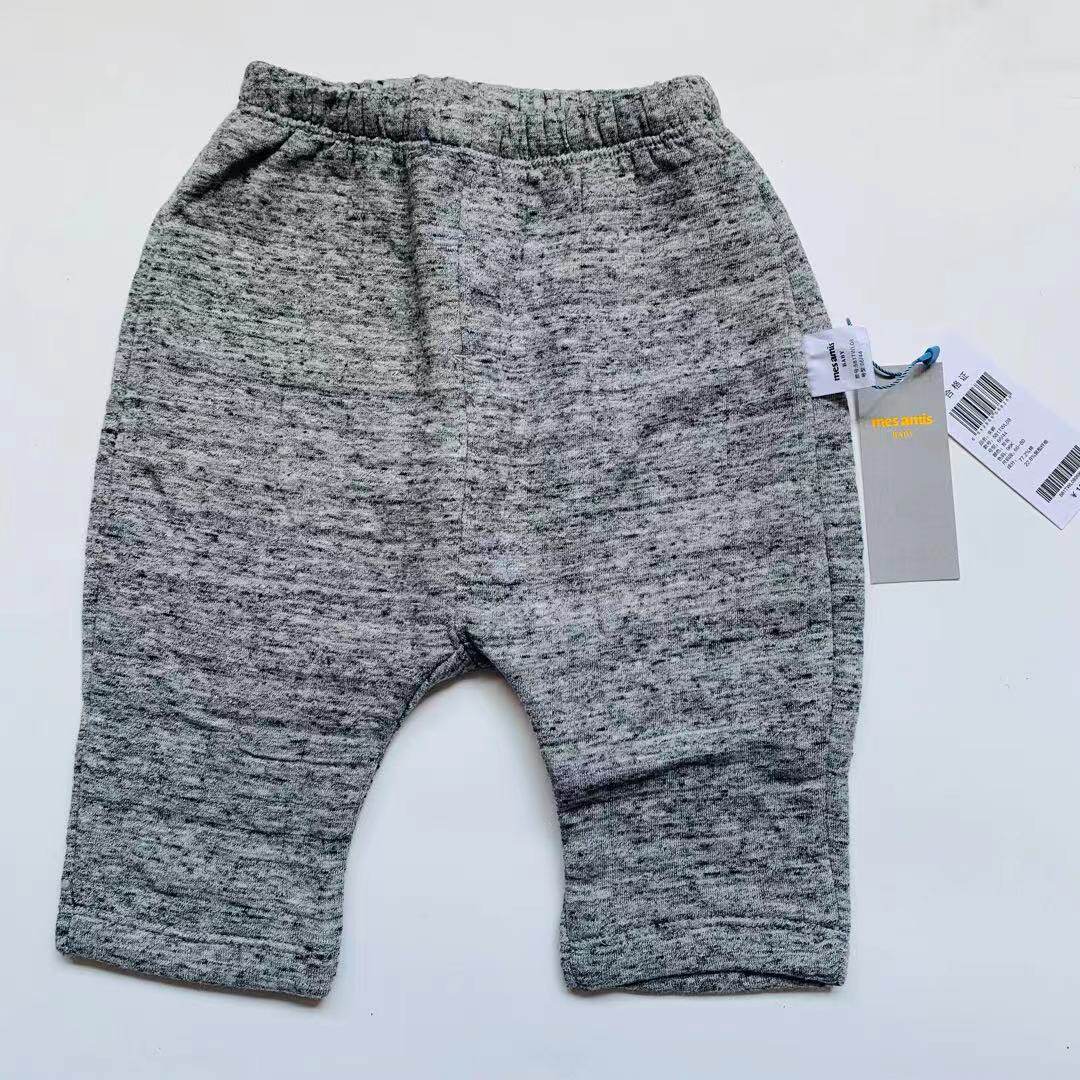 Mengmengjia children's clothing cotton boys and girls single layer trousers