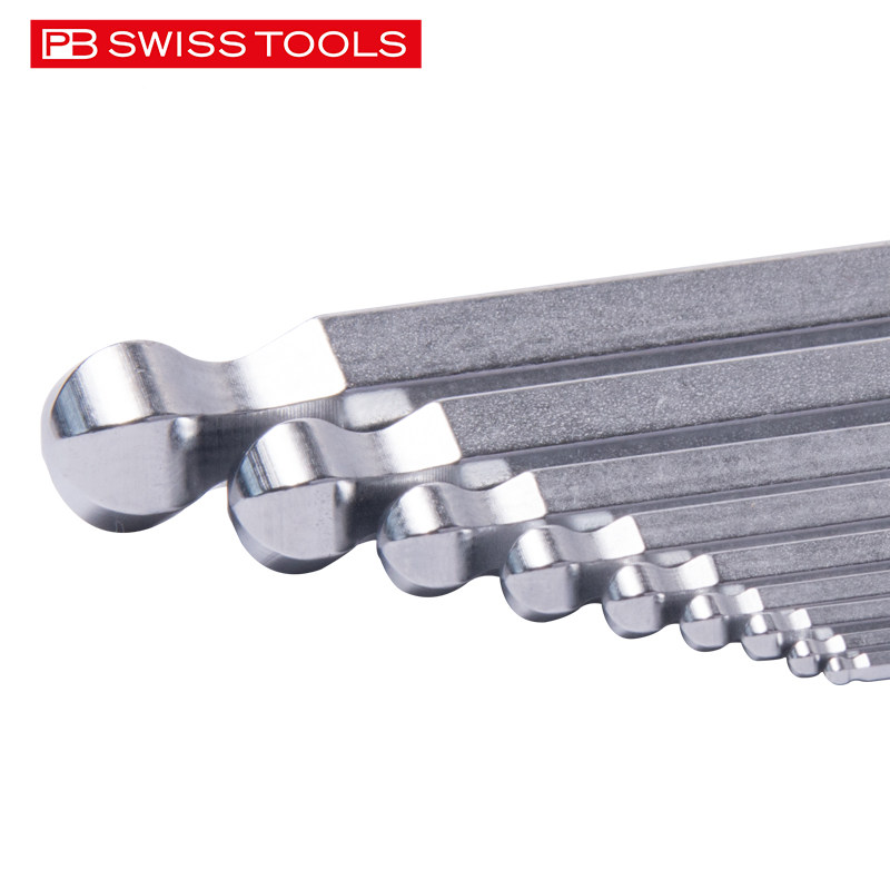 Swiss PB Inner Hexagon Wrench Single import ultra-short 100 degrees Elbow Germany Inner Hexagon Screwdriver PB 2212