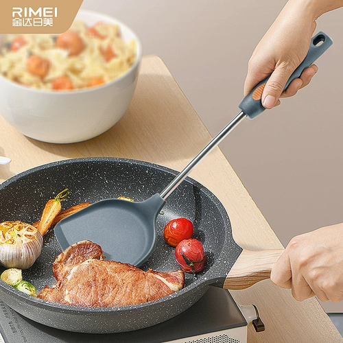 金达日美 Незащитный горшок с силиконовой шпателем