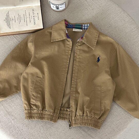 Boys' Autumn Clothing 2025 New Jackets Spring and Autumn Jackets Children's Young Masters and Middle School Lapels Baby Trendy Brands