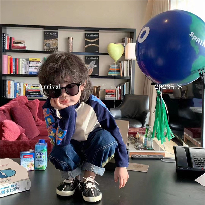 Футболка для мальчиков, осенний детский лонгслив, детское хлопковое базовое приятное телу термобелье, детская одежда OTHER / Other 