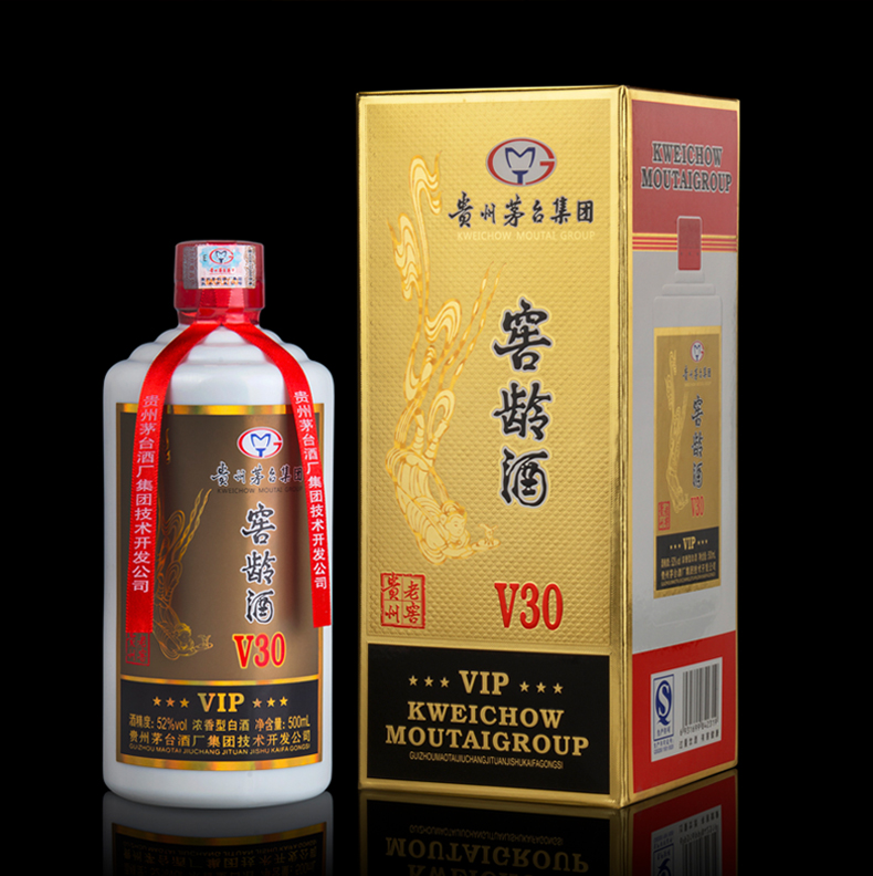 贵州茅台集团，500mlx6瓶x2件：贵州老窖 窖龄酒 V30 52度浓香型白酒 558.6元包邮（折合279.3元/件） 买手党-买手聚集的地方