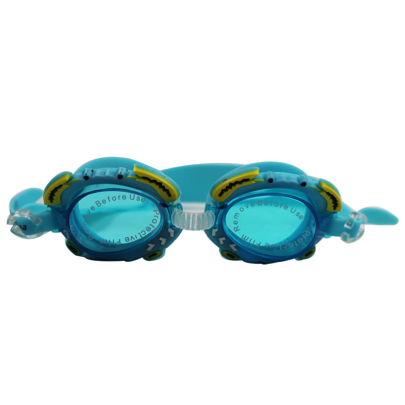 Wave shark cartoon swimming goggles waterproof anti-fog children swimming goggles children swimming bath glasses
