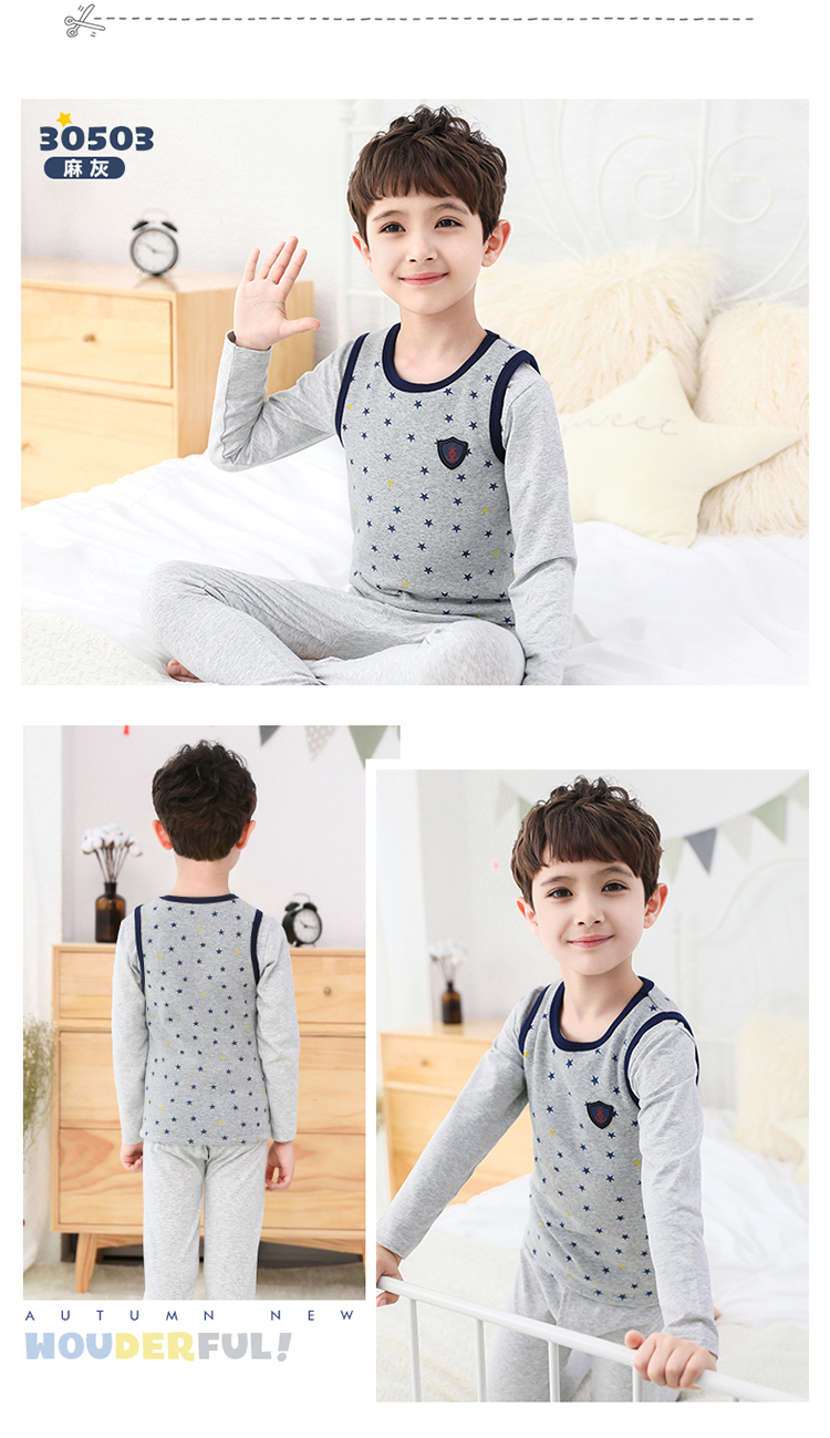 InBron mùa thu và mùa đông bé trai ấm áp vest trẻ em nam dày lên cộng với nhung nhỏ vest vest trẻ em quần áo trẻ em 10 tuổi