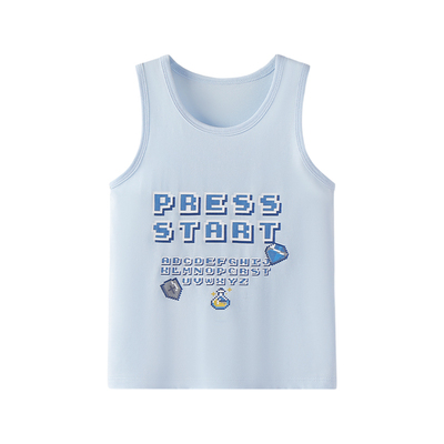 Ying Bo Lun Kids Vest Summer Pure Cotton Thin Boy Girl Baby Kids Boys Girls Underwear Outerwear — 4