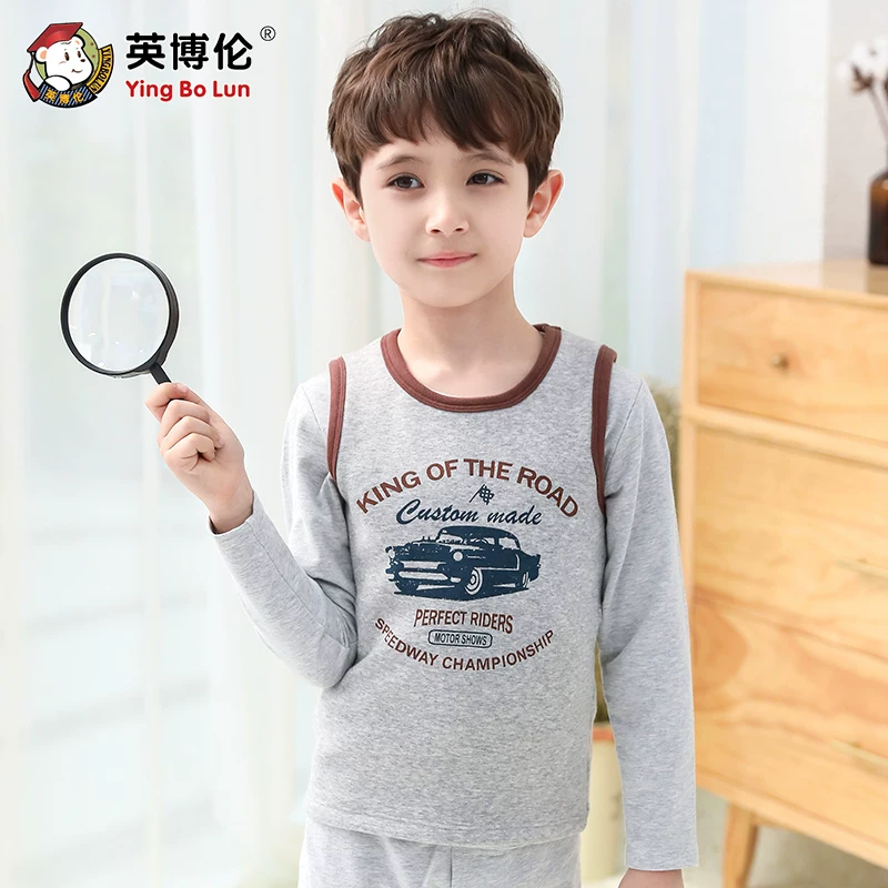 英博伦 Winter children's keep warm base vest for boys, children's clothing