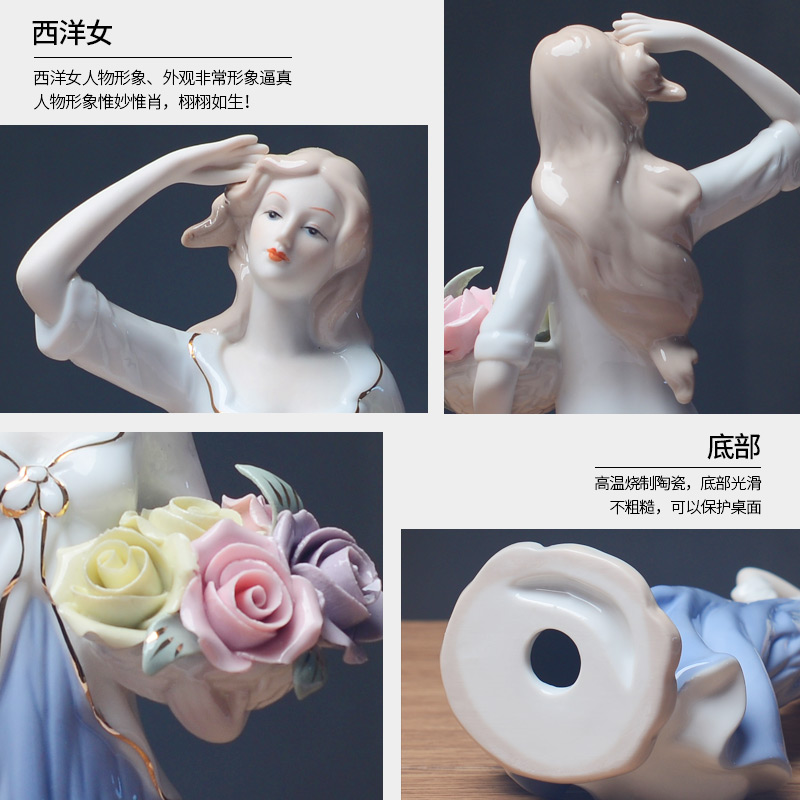 Decorations furnishing articles European crafts western I the woman sitting room household act the role ofing is tasted jingdezhen ceramic wine accessories