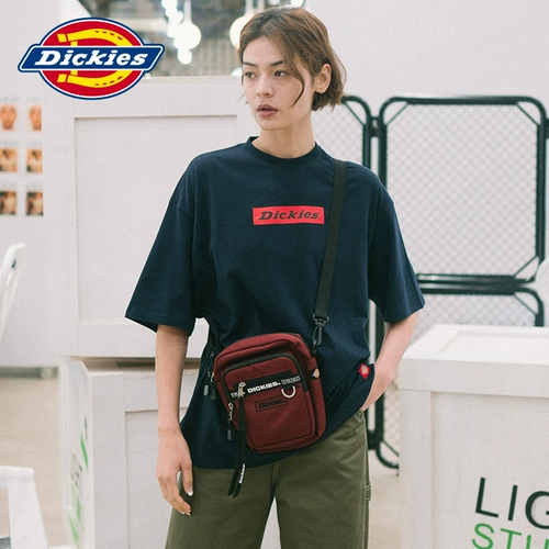 Dickies Небольшая сумка подходит для мужчин и женщин, трендовая сумка на одно плечо для отдыха