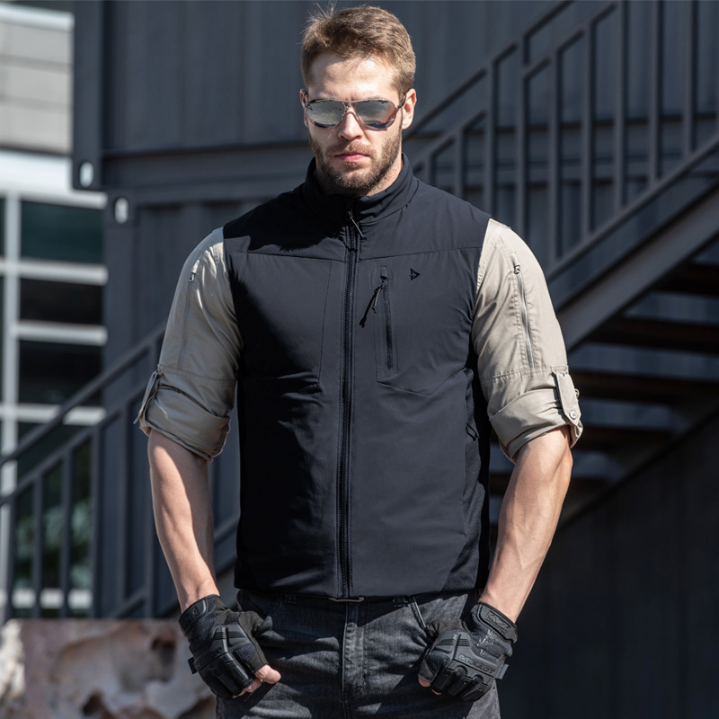 Second-Generation Longya Fengsu Lightweight Warm Vest, Anti-Static Cotton Vest for Outdoor Sports and Leisure