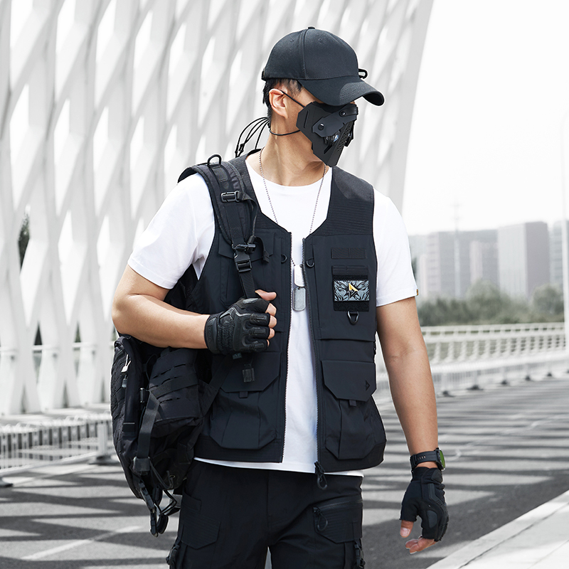 Longyatian Camera Lightweight Vest Spring and Summer Tactical Multi-Pocket Outdoor Tactical Camping Sports Longyatian Camera Lightweight Vest Spring and Summer Tactical Multi-Pocket Outdoor Tactical Camping Sports