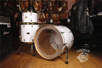 SJC Custom Drums 22 13 16 sets of drums white gold color Beijing stock