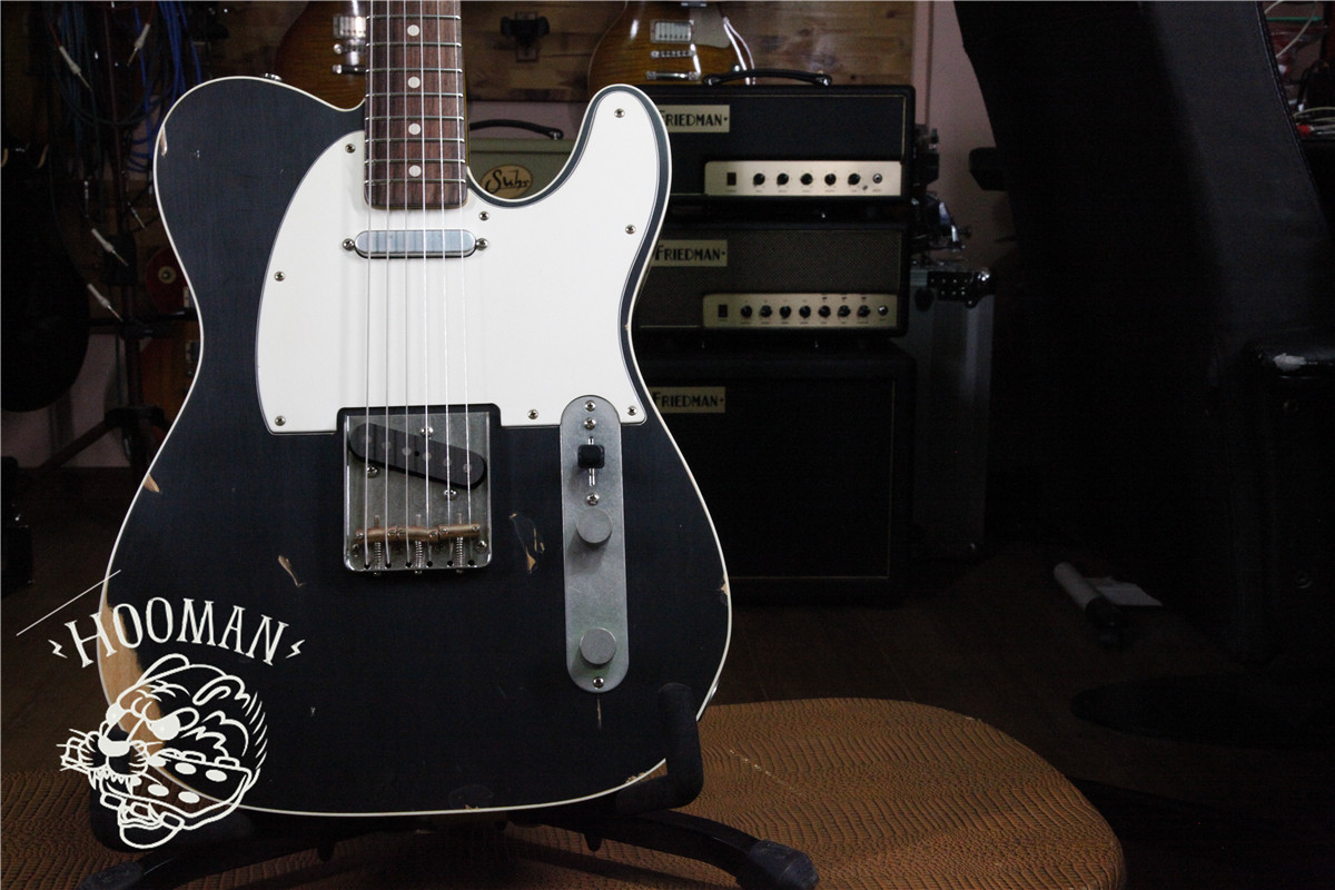 Nash Guitar Telecaster Custom TC63 Enbony Black 2017