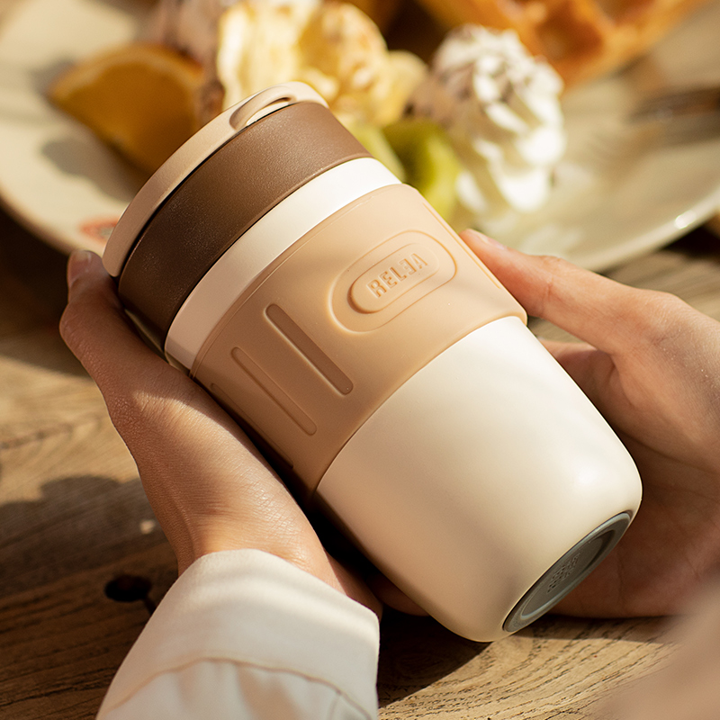 Coffee mug ladies accompanying high-value 316L stainless steel portable girl straw new 2022 water cup