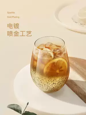Biological phnom penh glass women's water cup household living room high-end crystal juice cup transparent set tea cup