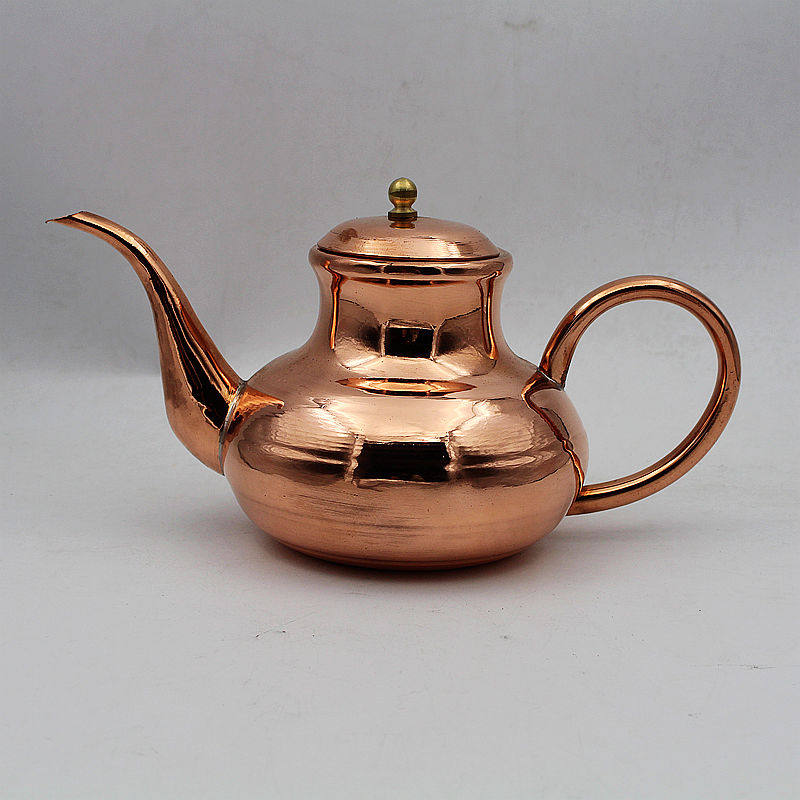 Pure copper thickened tableware hotel supplies copper teapot kettle kettle warm wine kettle kung fu teapot copper kettle