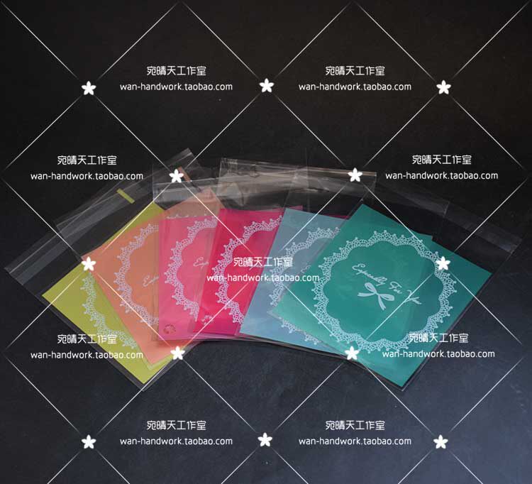 Baking Handmade Soap Sweet beauty Potting Lace Butterfly Knot Biscuit Bag 5