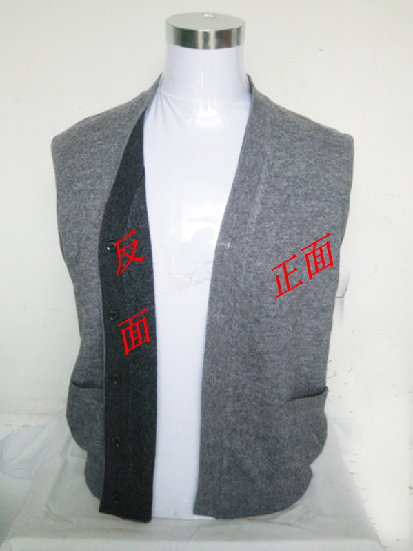 2018 mùa xuân và mùa thu mùa đông quần áo trung niên len vest cardigan nam cha vest vest len ​​đan vest vest nam kích thước lớn