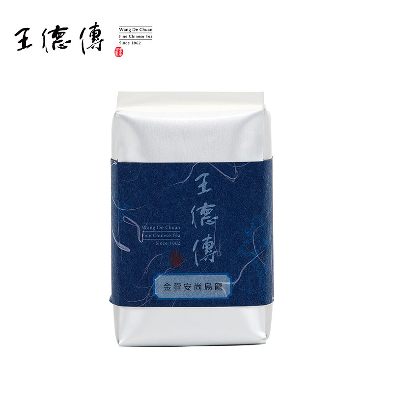Wang Dechuan Jinxuan Anshang Oolong Tea 150g bagged blue can Taiwan Tea No. 12 Natural Farming Method Multiple Roasts