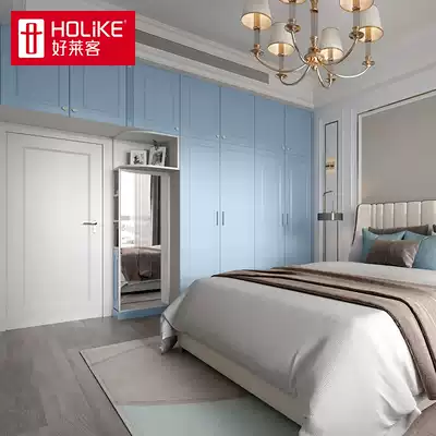 Holly Lai Ke overall master bedroom full house custom wardrobe simple modern closet cloakroom sliding door home custom-made