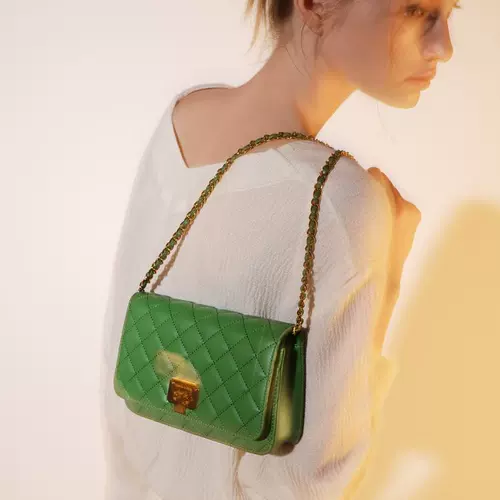 CHARLES&KEITH Весна и летняя женская сумка CK2-70160112-4 Классическая бриллиантовая цепь Крестная квадратная сумка женская сумка