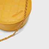 Чарльз и Кейт Круглый Бэк Сумка CK2-80680915 Мисс Классик Алмазной Алмаз Крест-Чейн Сумка для плеча на плечо