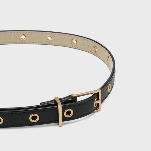 CHARLES&KEITH Легко подходящие аксессуары. CK4-32250225 женский однотонный тонкий ремень с металлической квадратной пряжкой