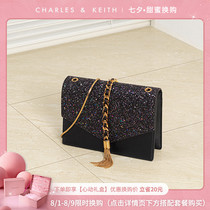 (Tanabata GIFT)CHARLES & KEITH PARTY ENVELOPE BAG CK2-20160030 One shoulder messenger BAG FEMALE