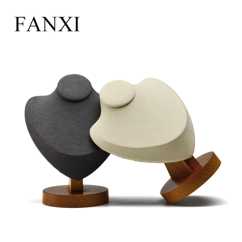 Fanxi FANXI necklace display rack solid wood super slim portrait neck jewelry shelf Jewelry Display Prop SM050