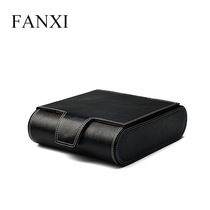 FANXI FANXI watch box storage box bag PU leather car line craft watch box watch travel portable 6-digit model