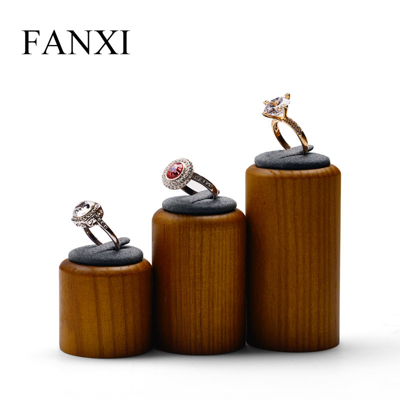 Fanxi FANXI NEW RING SHOW Solid Wood Super Slim Ring Nursery Three Sets Shop With Display SM066