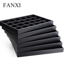 FANXI Fanxi lidless jewelry display box Ring necklace storage tray display props