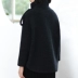 2017 mùa đông mới màu xám áo khoác len nữ phần ngắn Hàn Quốc phiên bản của lỏng áo len chống mùa nhỏ một eo