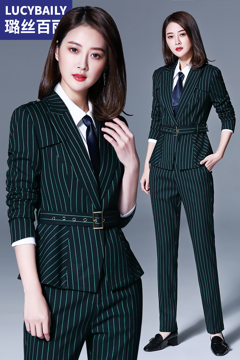 璐絲百麗西裝套裝女新款ol工裝時尚職業(yè)正裝氣質(zhì)商務(wù)西服