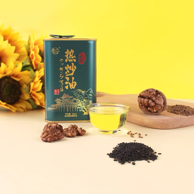 Ben Ding hot fried oil camellia oil high temperature resistant baby children can eat directly cold blended oil large capacity