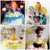 Cake ornaments Princess series ornaments Princess complete Doll Doll model decoration