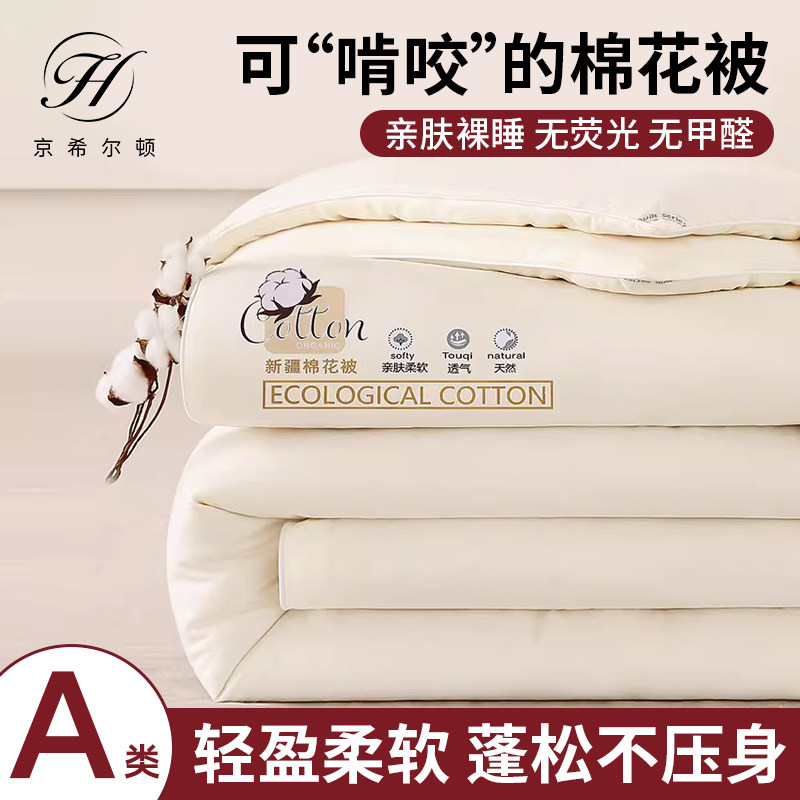 Xinjiang cotton quilt spring and autumn quilt thickened warm winter quilt quilt core single and double quilt summer quilt student dormitory