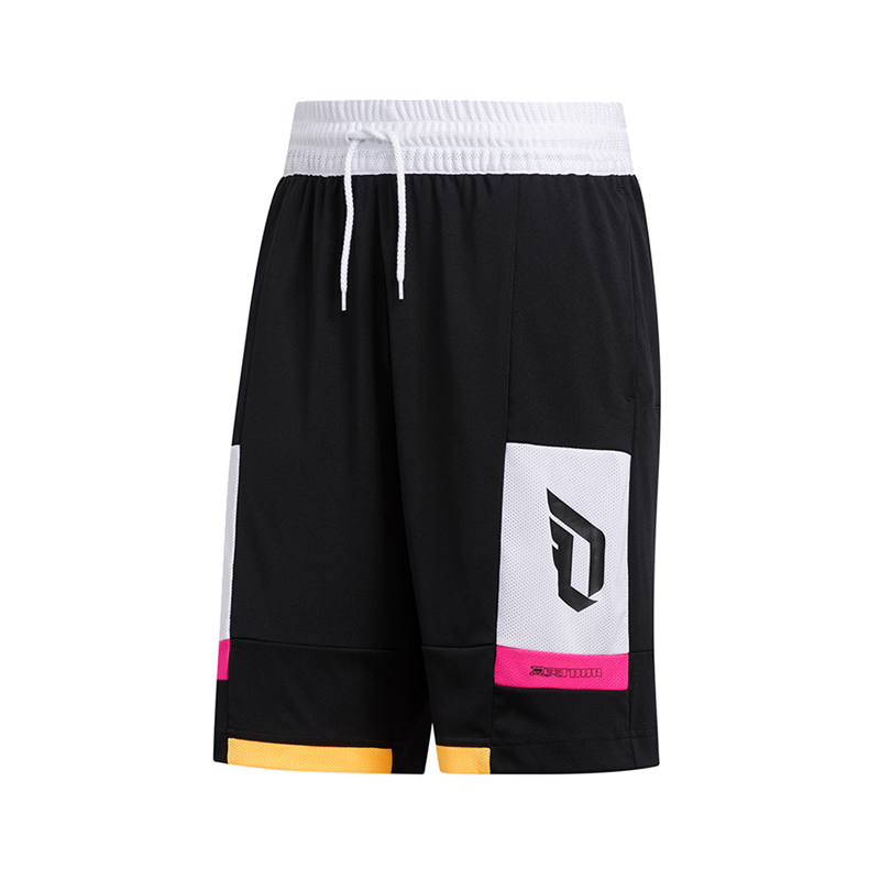 Adidas Adidas 2019 hè mới quần nam bóng Lillard chạy quần short DZ0587 - Quần thể thao quần chạy bộ nam 2 lớp